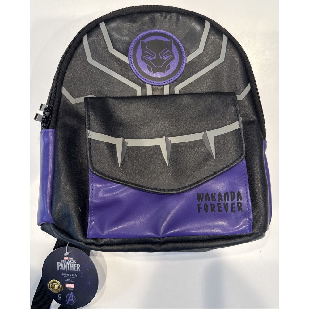 Disney / Marvel MCU Black Panther Wanda Forever Bioworld Mini-Backpack - New NWT